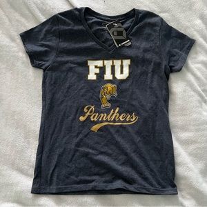 NWT Womens v cut FIU panthers short sleeve T-shirt